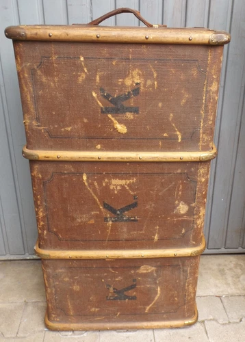 Ohne Rollen Vintage-Koffer