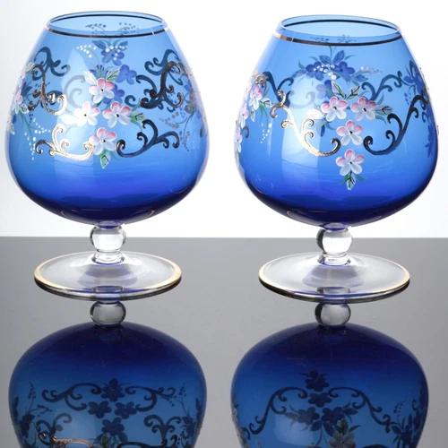 Bohemia Trinkgläser & Glaswaren aus Glas Handbemalte