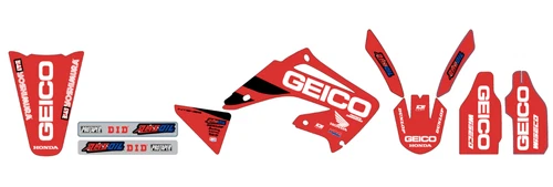 Honda Schwarze Aufkleber & Folierungen für Motorrad & Roller