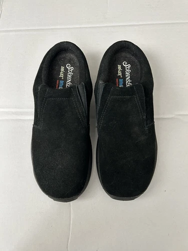 Pantuflas superiores de cuero para mujer St. John's Bay