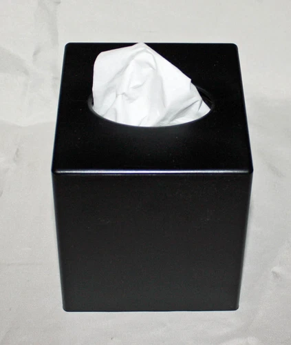 Capas para Caixa de Lenços de Plástico Preto Umbra