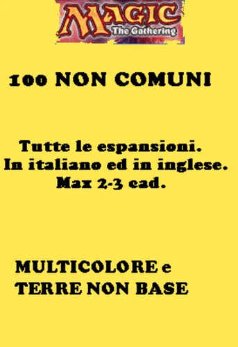 Lotti misti di giochi di carte collezionabili multicolore Magic: The Gathering