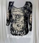 Macy's vintage suzie Women's TopSize Large Studded Churd /  Angel