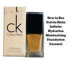 NIB CK Calvin Klein infinite foundation * Caramel - hides pores, fine lines