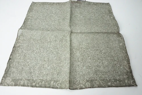 Linen Blend Floral Handkerchiefs for Men