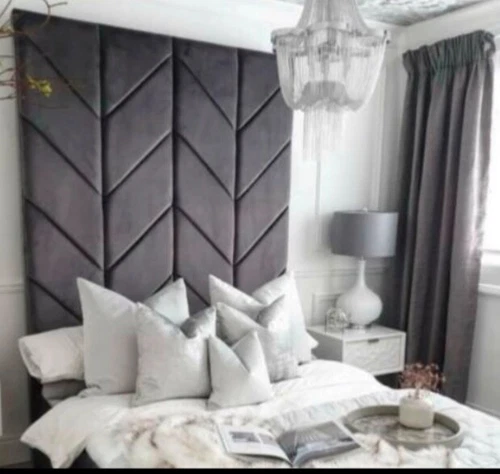 Crushed Velvet Bed Headboards & Footboards