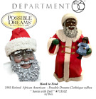Dep 56  Possible Dreams  Clothtique African American , Fabriche Santa Figurine