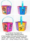 8" Troll  Multi-purpose Bucket Tote Basket  Birthday Halloween