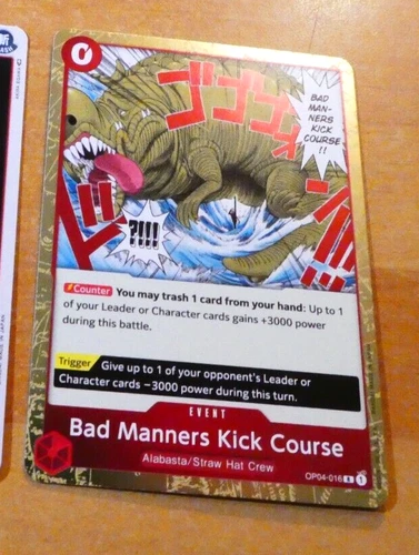 Cartes one piece (JCC) near mint or better (quasi neuf ou mieux) à l'unité de jeux de cartes à collectionner