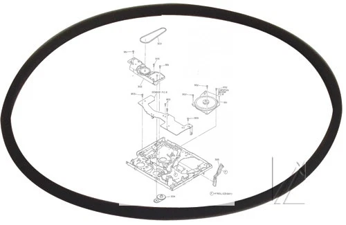 Courroie Pour Platine Vinyle Tourne-Disque Akai AP-M659