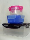 NEU 3 Lock & Lock  Frischhalte Gefrier dosen HPL817H /932 / 976 Pink lila Blau