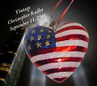 Christopher Radko 9/11 USA Braveheart American Flag vgt Blown Glass Ornament