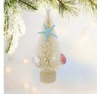 5.5"  Beaded  Seashells StarFish  Beach Sisal Christmas Tree Ornament