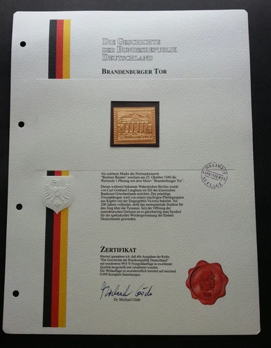 BRD Medaillen aus Gold