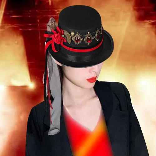 Disfraz de gasa sombreros de copa