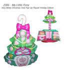 2006 🐴 My Little Pony  Very Minty Christmas Tree Pop-Up Playset Holiday Edition