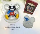 vgt 1997 Disney Mickey Ornament  Snow Angel Hallmark Keepsake