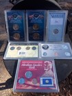 Nice Little Collection of Beautiful Coins n Holders includes Proof Set 