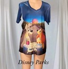 Disney Parks XLARGE Shirt Lady & The Tramp Shirt See You At The Finish Line 