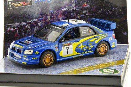 Modellini statici di auto da corsa Rally Vitesse Scala 1:43 per Subaru