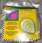 Omnigrid Circle Templates Set 1, 2, 3, 4, 5 Inch Quilting Crafting Sewing