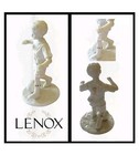 Vgt lenox china 24k gold jeweled Family collection sure shot soccerfigurine