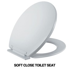 SOFT CLOSE TOILET SEAT WHITE WC TOILET SEATS BRAND NEW