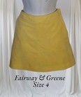 FAIRWAY & GREENE Women's Size 4 Golf Athletic Skort Skirt pockets 4 Way stretch