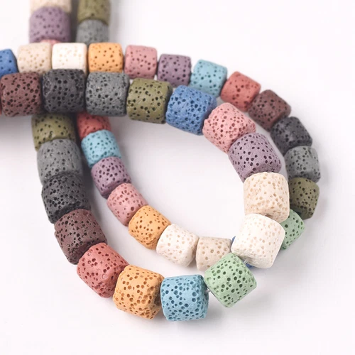 Zylinder Perlen, Perlen