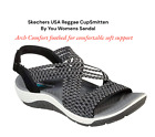 SKECHERS Reggae Cup Athletic Sandal Size 8 OUTDOOR LIFESTYLE Arch Comfort