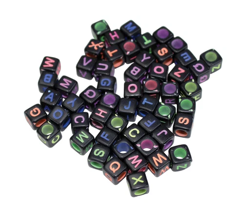 Perline sfuse di legno quadrato