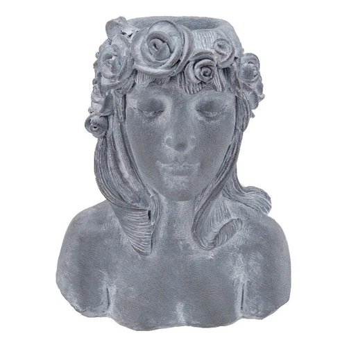 Benzara Resin Plant Baskets, Pots, Window Boxes & Saucers