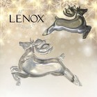 LENOX YULETIDE METAL SERVEWARE~REINDEER TRAY~#621226