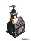 Warren Kimble Distressed Red Barn Farmhouse Birdhouse Lotion Soap Pump Dispenser