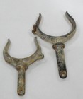 Oar locks Galvanized used&nbsp;&nbsp; one 1 7/8" and one 2 1/8"