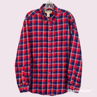 DULUTH TRADING CO Plaid CROSSCUT WICKING FLANNEL Shirt Womens Gusset Easy Swing