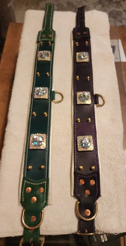 Collares para perro hembra de Cuero Handmade