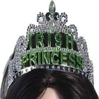 St. Patricks Day Irish Princess Deluxe Tiara Crown Hat Ireland Costume Accessory