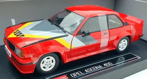 Modellini statici di auto, furgoni e camion rossi per Opel scala 1:8