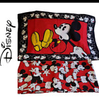 Disney Vintage 1970s 1980s Classic Mickey Mouse Twin Flat Sheet & Pillowcase Set