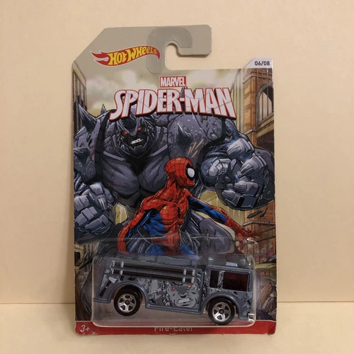 Hot Wheels New Models Spider-Man 1:64 Scale Diecast & Toy Vehicles