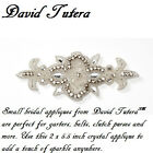 David Tutera Bridal Appliques Crystal Applique w/ Crystals &  Beads