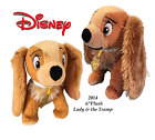 Disney Lady Dog Lady & the Tramp Stuffed Puppy Toy 6"