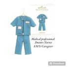 Hallmark Ornament Doctors Nurses EMTs Healthcare Caregivers Fabric scrubs