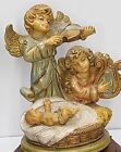 Vgt FONTANINI DEPOSE ITALY  Angel Nativity  Musical Figurine Music Box
