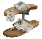 NWT Sioux Sandals by Tru Stitch Southwestern Leather Native American Size 5M