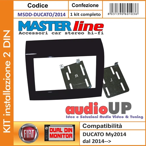 2-DIN Einbaurahmen & Radioblenden fürs Auto für Ducato