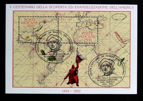 Timbres du Vatican blocs oblitérés