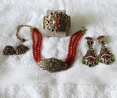 Cornalina latón chapado juegos de joyas de moda