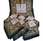 7 - Vintage Classic Holiday  Cloth Napkins  Autumn Fall  Harvest Leaves
